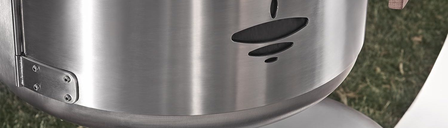 Design Smoker aus Edelstahl