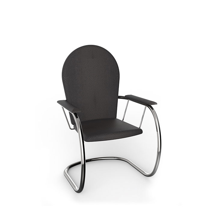 Designer Stuhl Gratia vor weissem Hintergrund