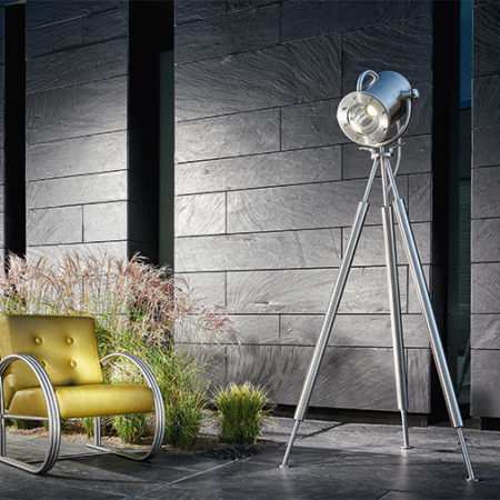 Outdoor Sessel Sellus mit Spotleuchte