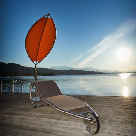 Sonnenschutz/Schattierung Silva vor Liege Lignum am Wasser